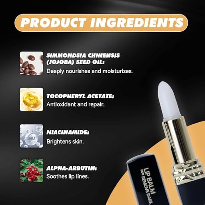 rayihni LIP BALM HYDRATING STICK  LIP CARE FOR DARK LIPS  LIP MOISTURIZER & EXFOLIATOR  LIP BALM FOR WOMEN  LIP CARE PRODUCTS - Image 2